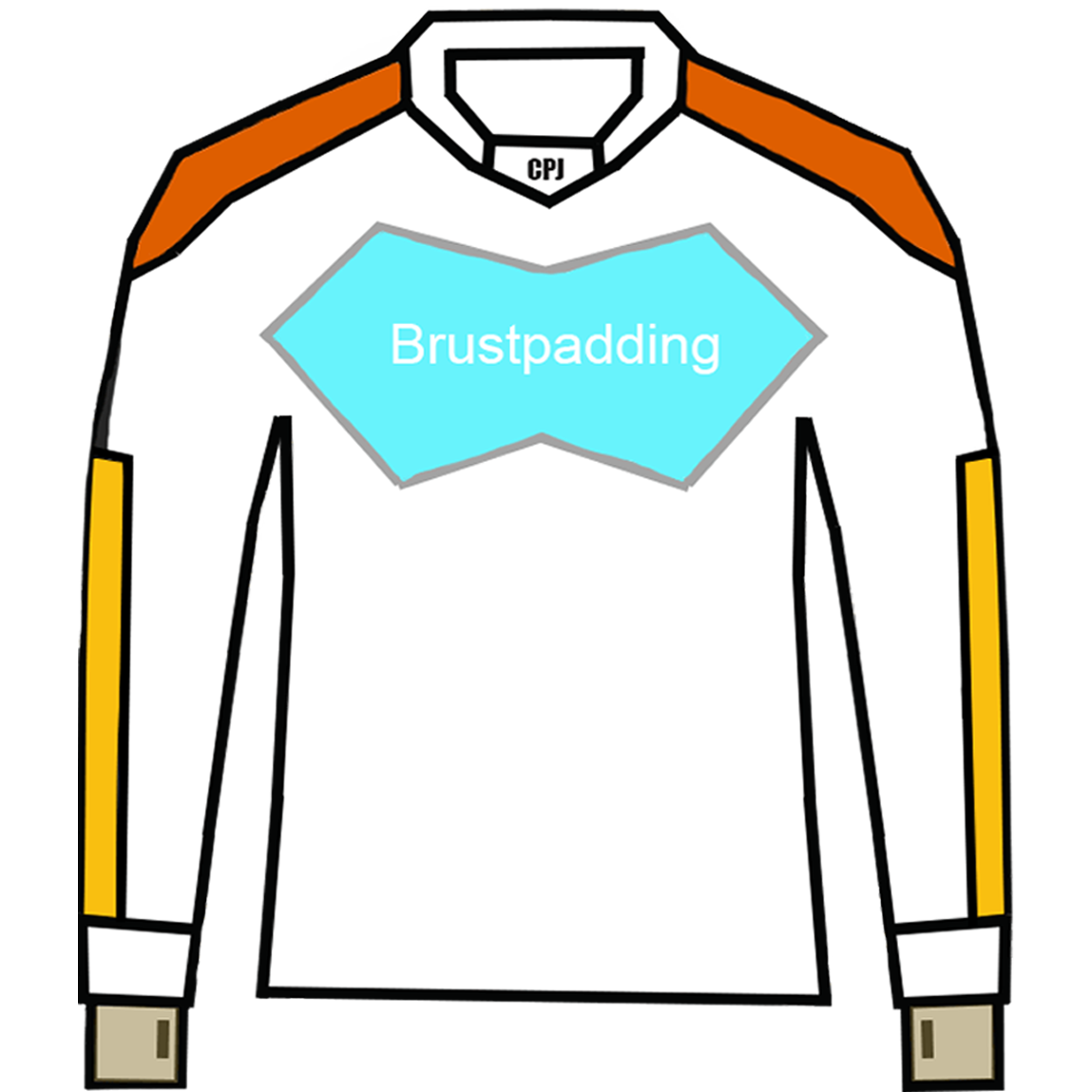 Paddings auf unseren Paintballjerseys