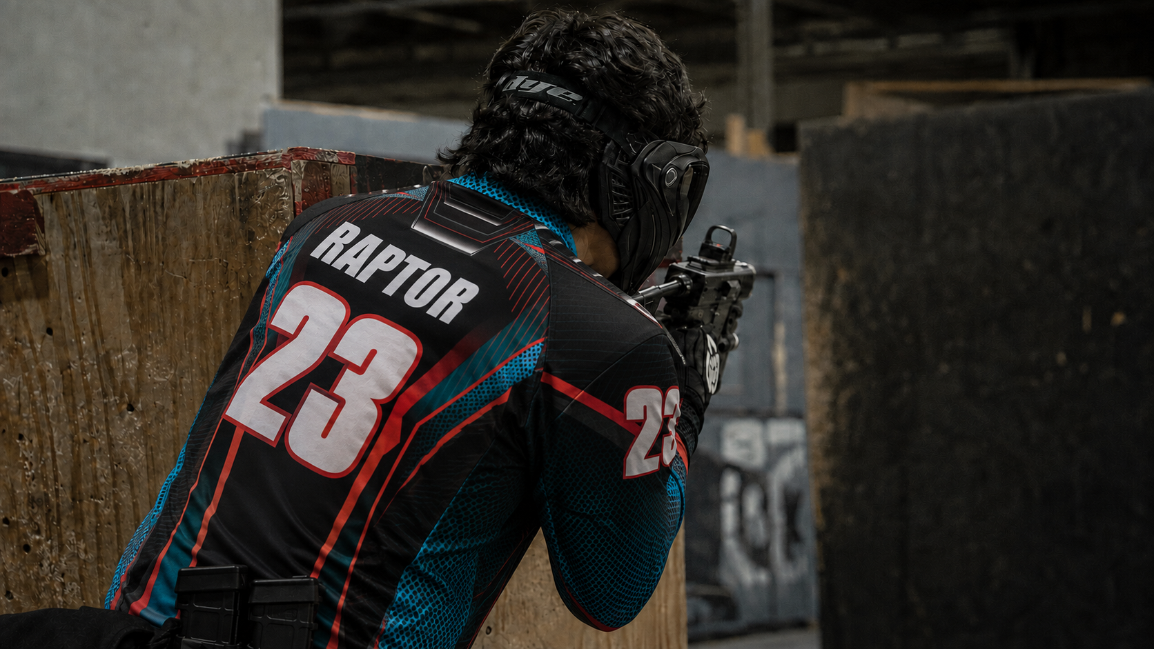 Speedsoft-Spieler mit leichtem Speedsoft Jersey