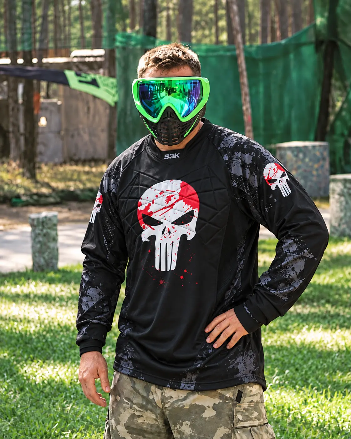 S3K Custom Jersey Größe L getragen bei 170 cm Körpergröße und ca. 78 kg