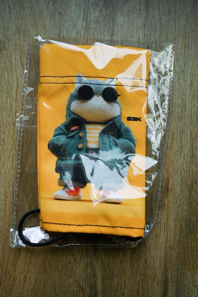 Laufsocke-Airsoft: Coole Katze Sonnenblumengelb