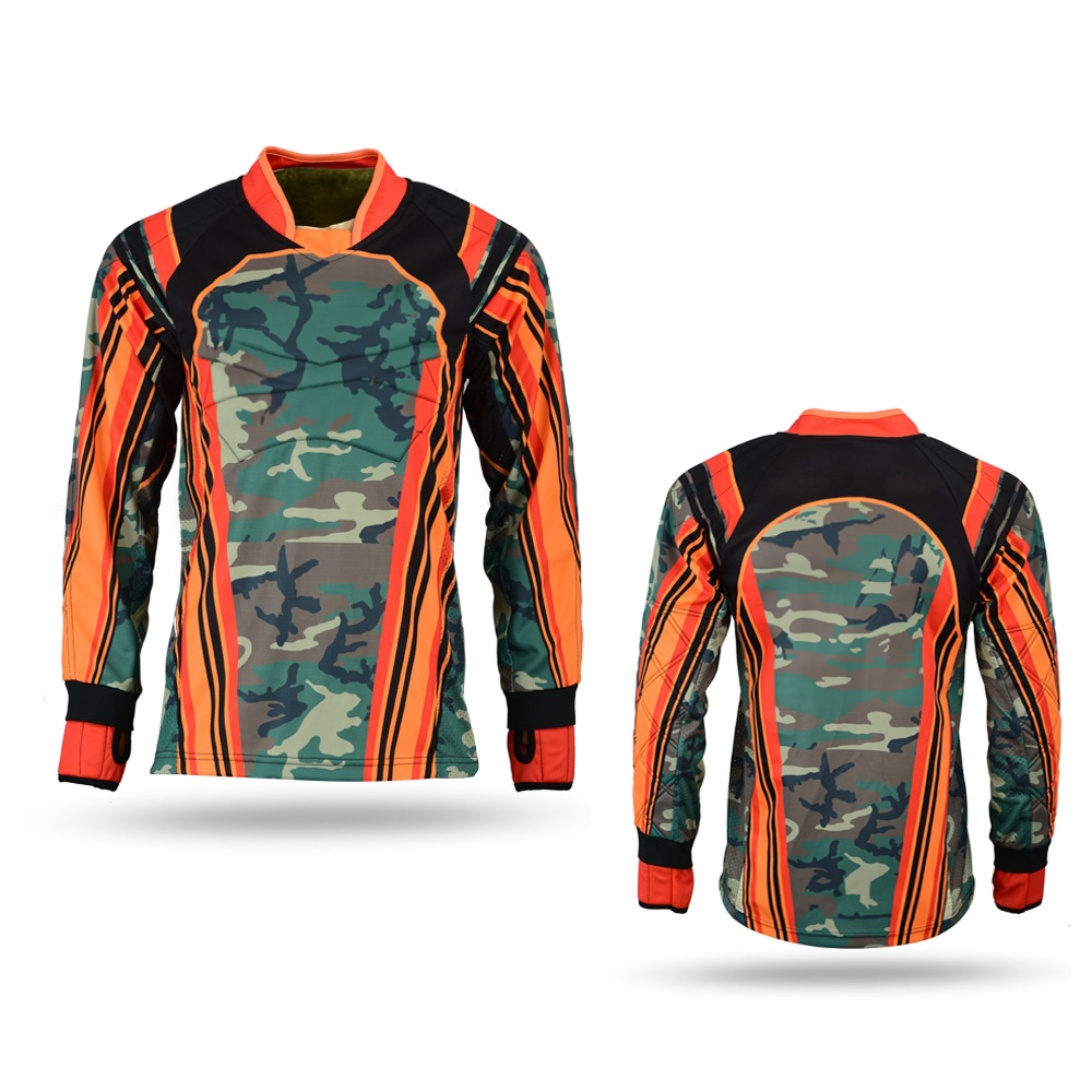 Paintball Trikot Orange - Camo