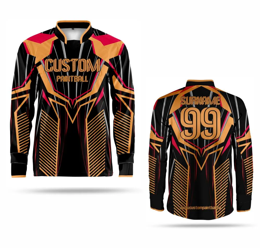 Paintball Trikot - Orange Blast