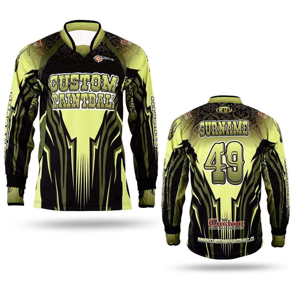 Paintballkleidung: Green/Yellow Blaze