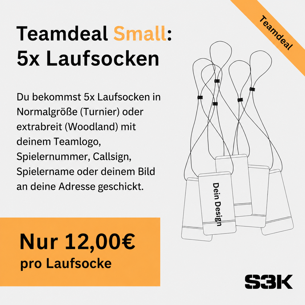 5x Laufsocken im Teamdeal Small