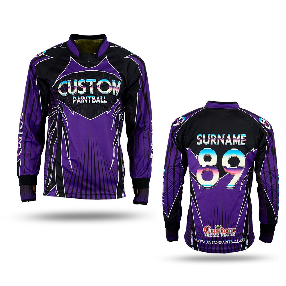 Custom Paintballjersey Lila Wings