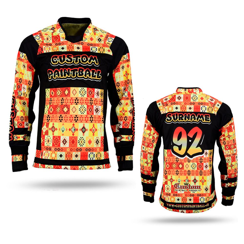 Teamjersey Paintball Orange / Gelb