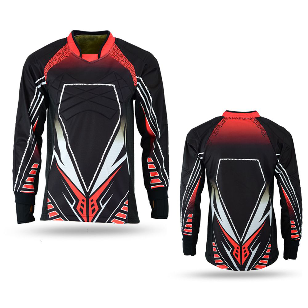 Custom Jersey Rot-Schwarz