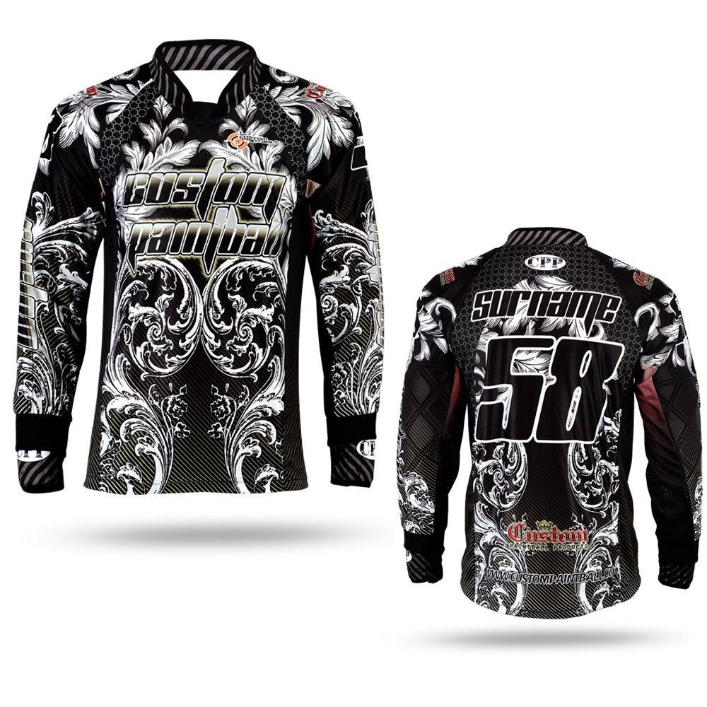 Custom PB Jersey Schnörkel Black