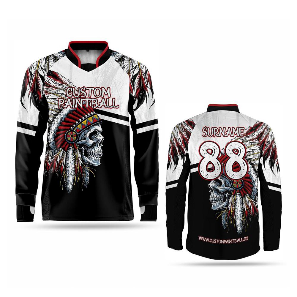 Paintball Jersey Skull
