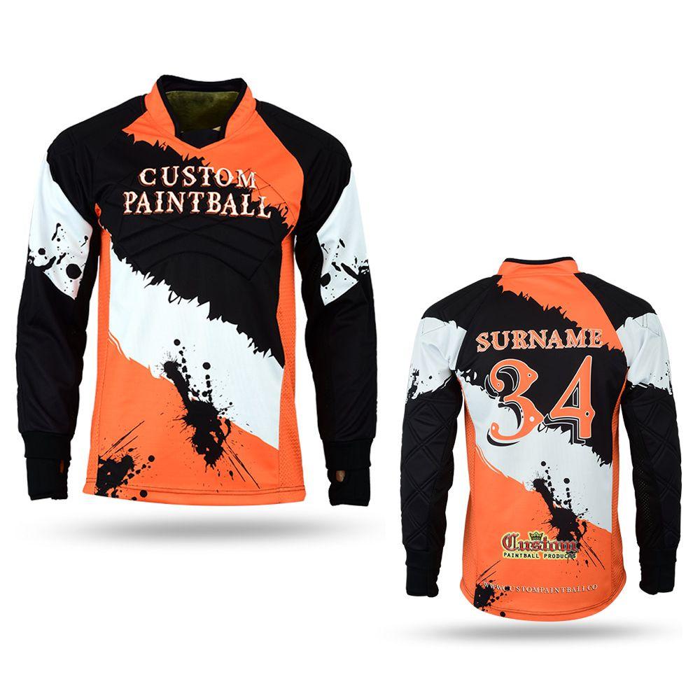 Paintballjersey Orange Splat