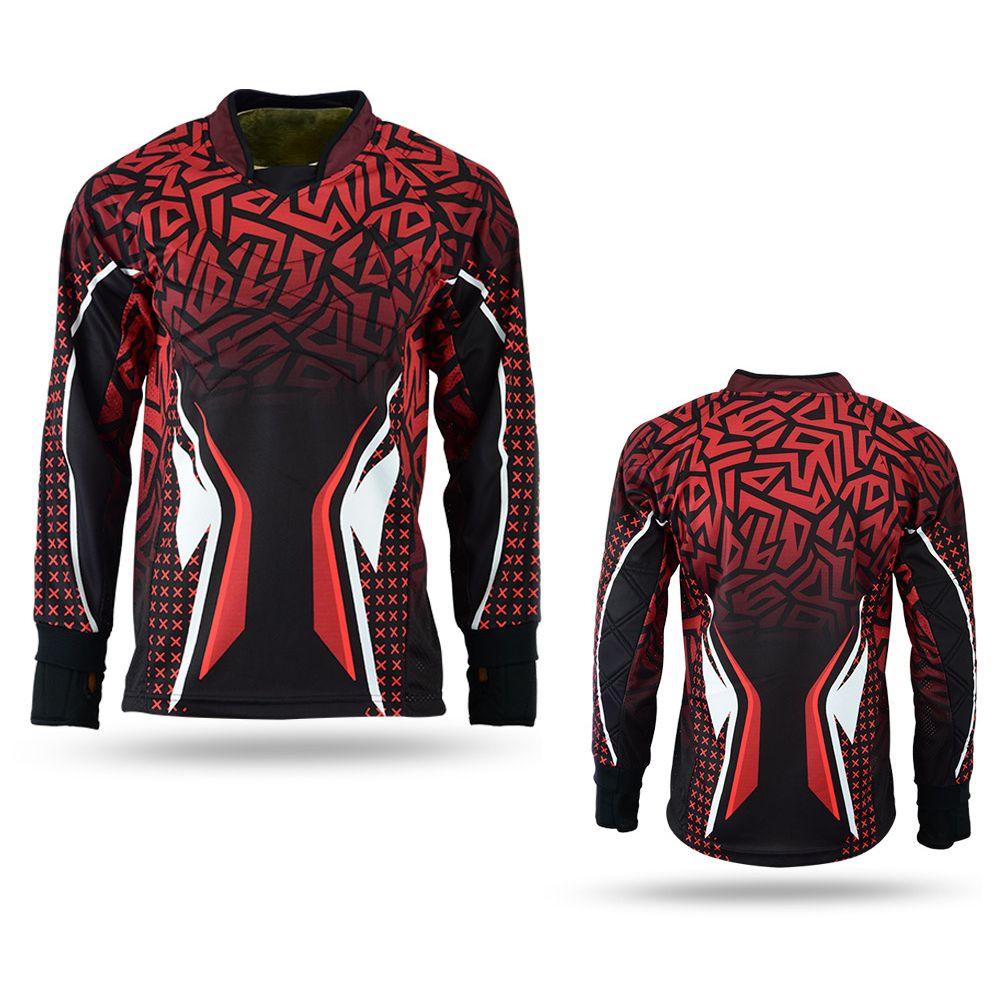 Paintball Jersey white / red / black