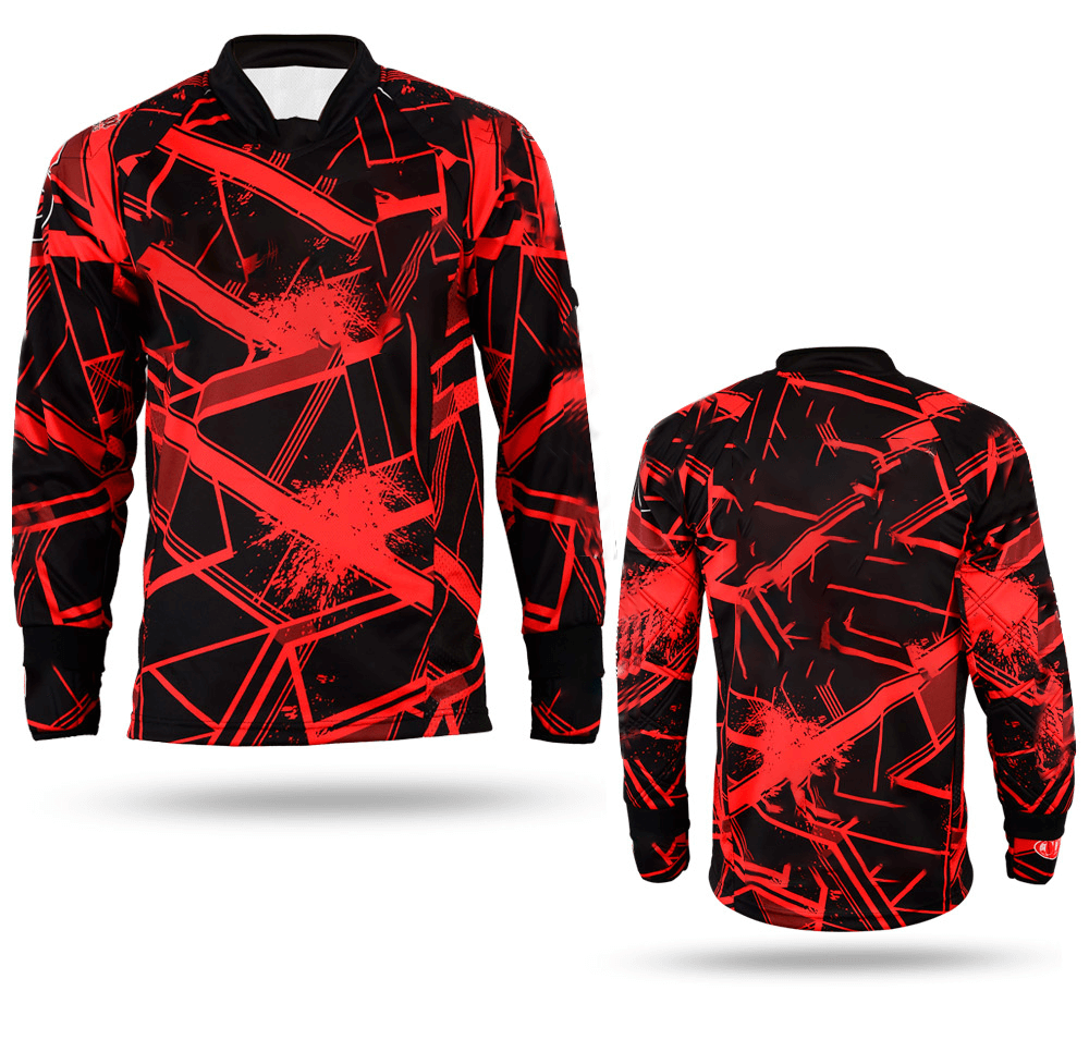 Paintball Custom Jersey Red Splat