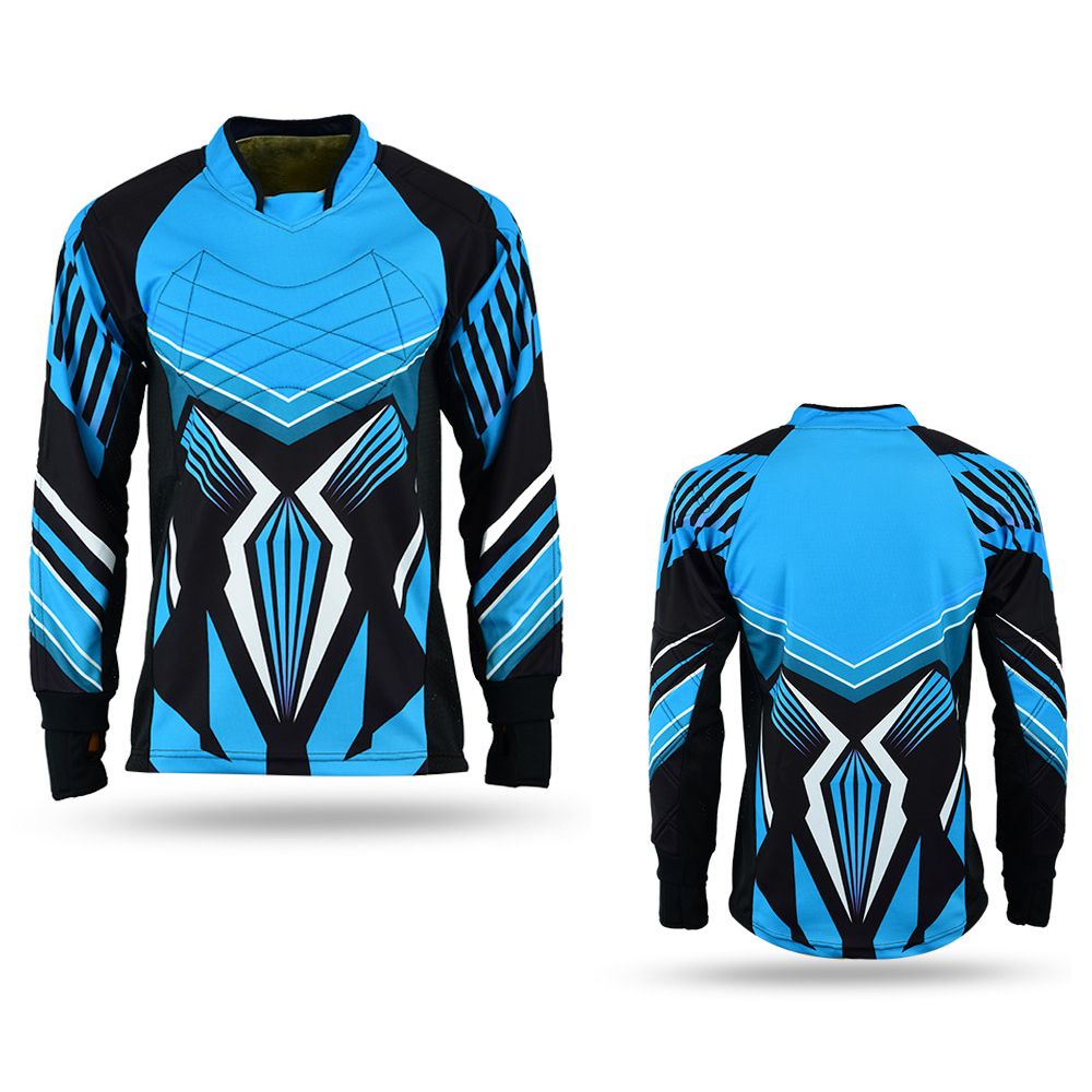 Schwarz - Blaues Jersey für Paintball (S)