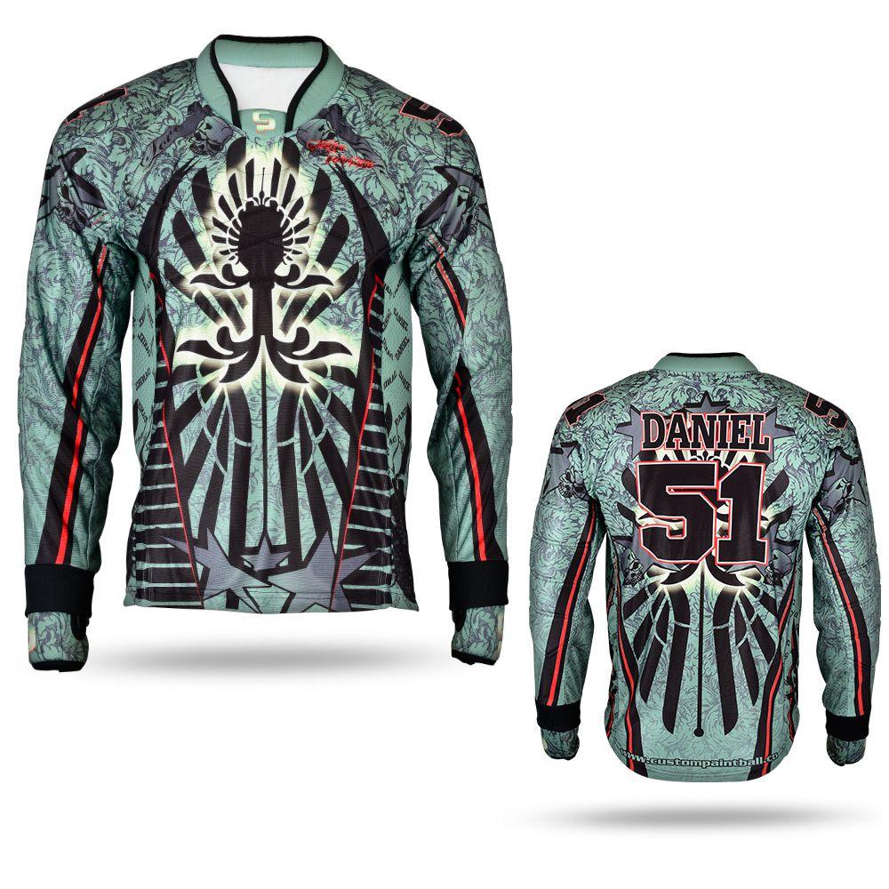Paintball Jersey Grey / Red