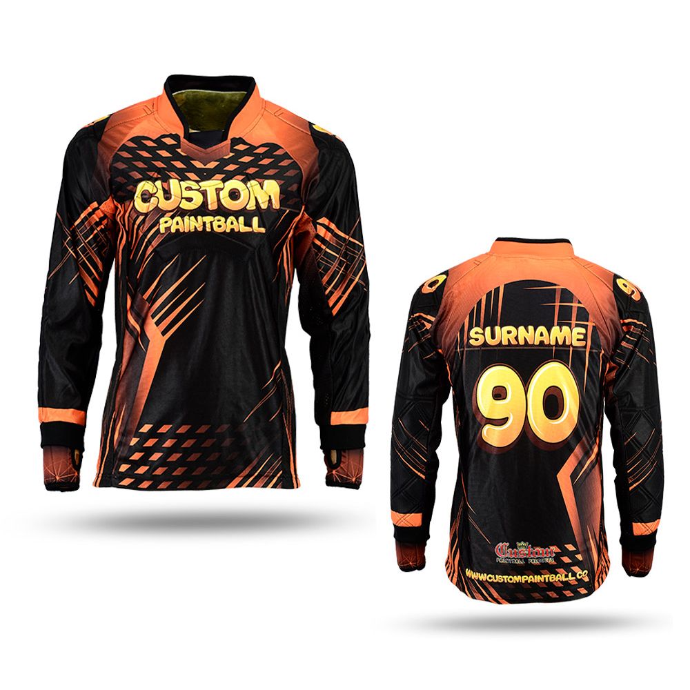 Paintball Jersey Orange - Teamjersey