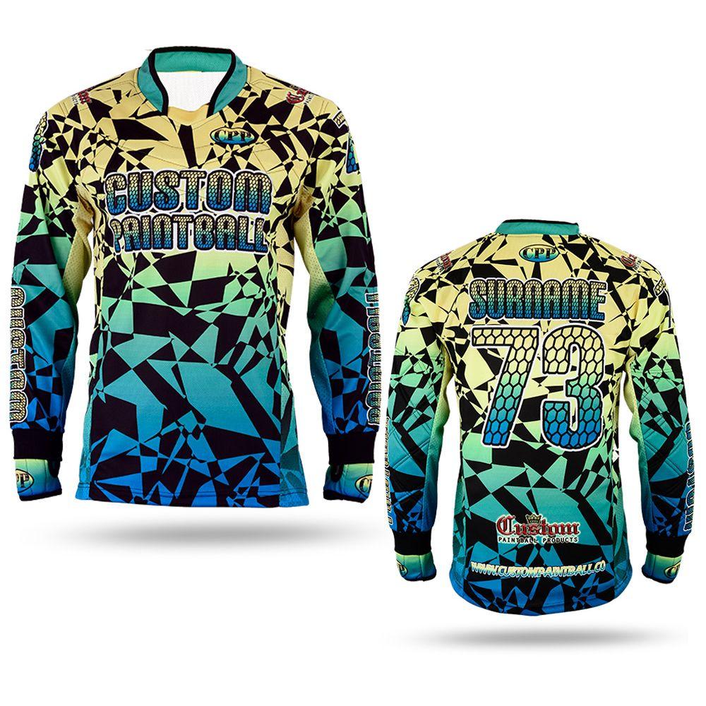Custom Jersey Blue Yellow