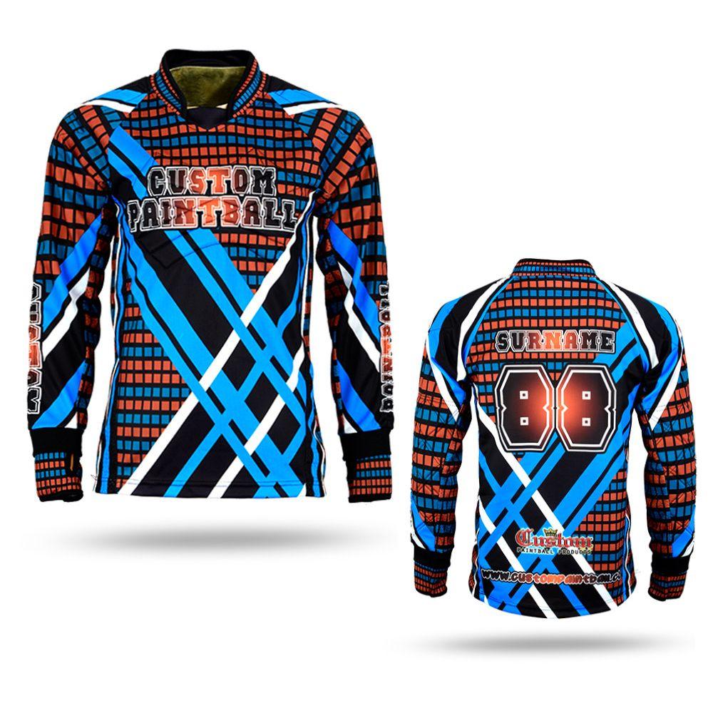 Custom Jersey blue / orange