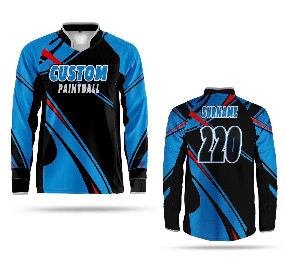 Custom Paintball Jersey Blueline