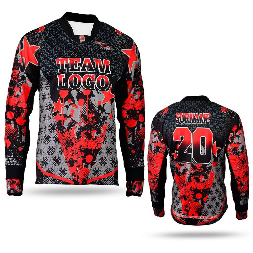 Custom Paintball Jersey Stars