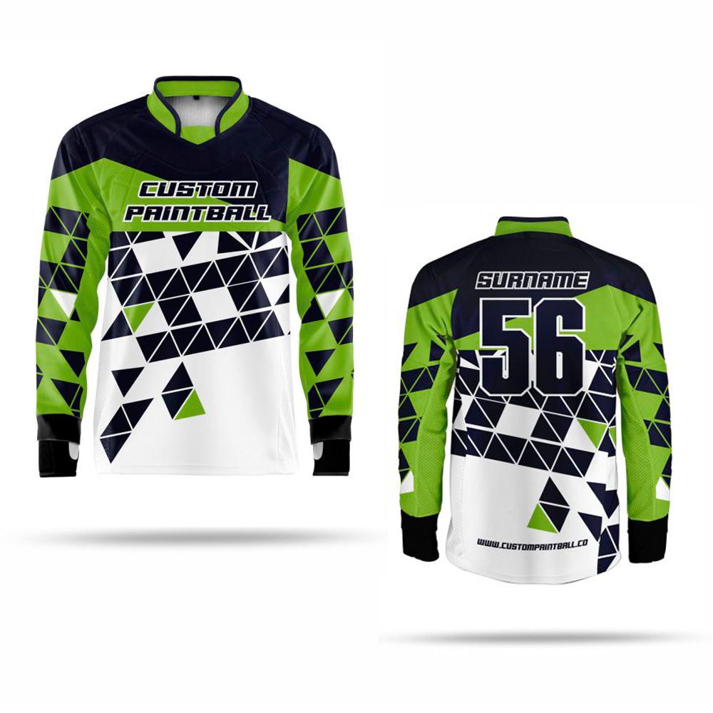 Custom Paintball Jersey: Dreiecke