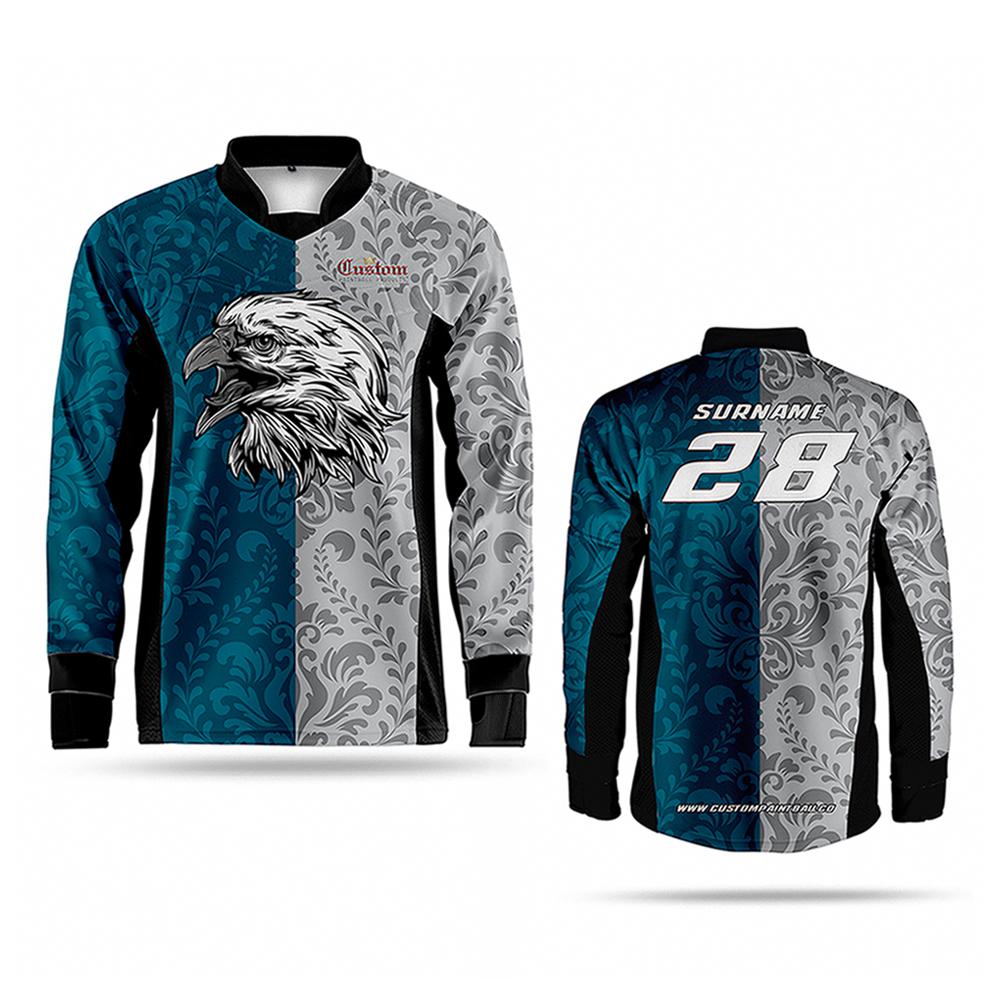 Custom Paintball Jersey: Royal Eagle