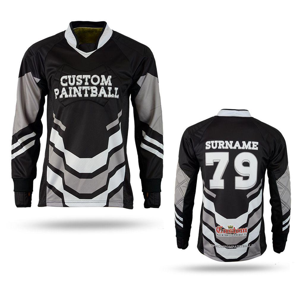 Customjerseys Paintball Black / Grey