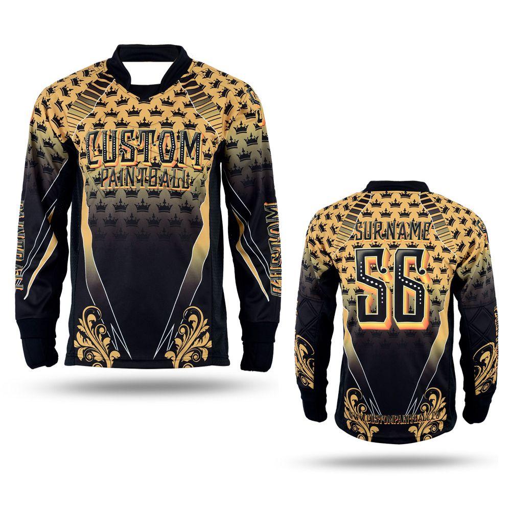 Gelbes Paintballjersey mit deinem Logo