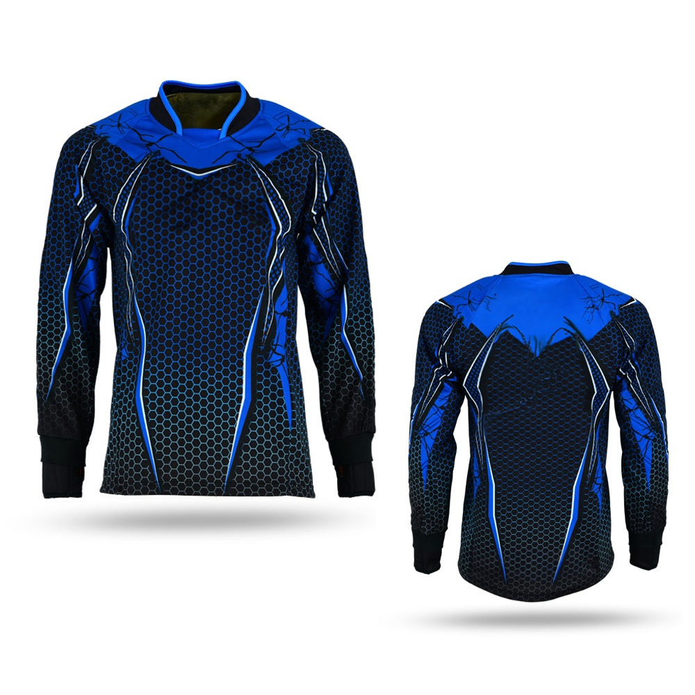 Jersey für Paintball in Blau / Schwarz