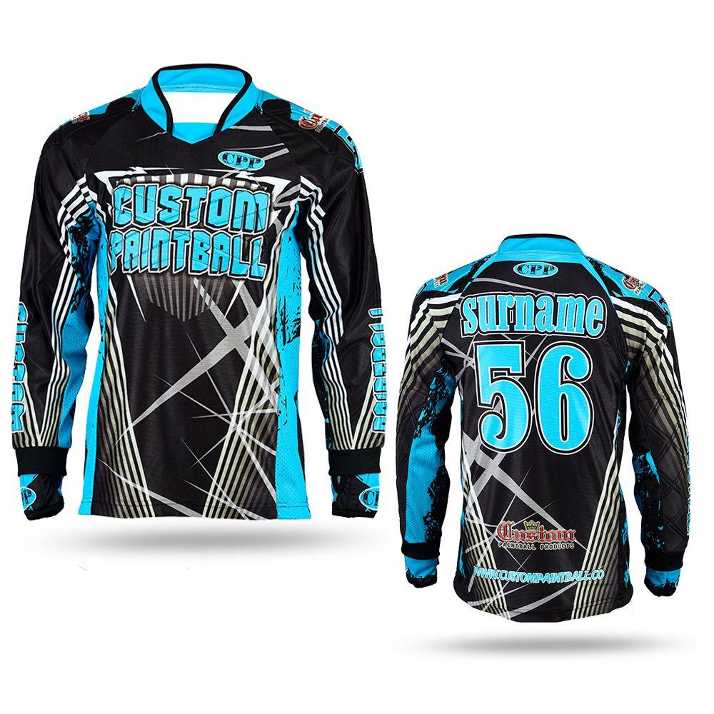 Paintballjersey in blau