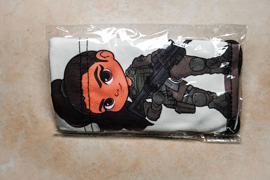 Airsoft-Laufsocke: Cartoon-Design Soldatin