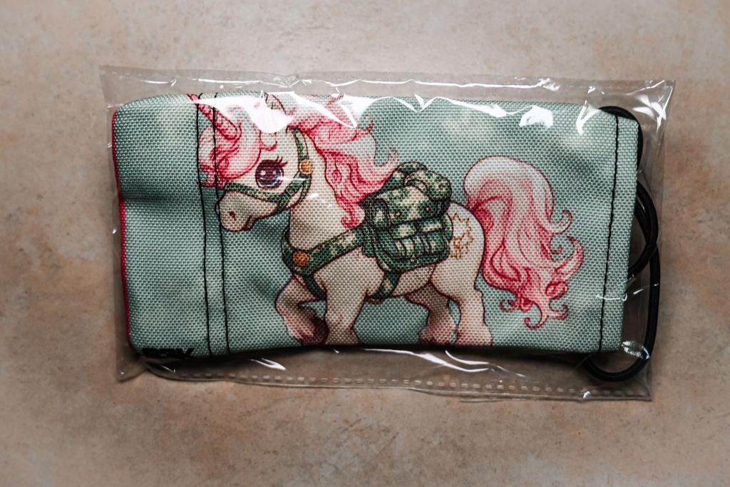 Paintball-Laufsocke: Pastellblaues Einhorn